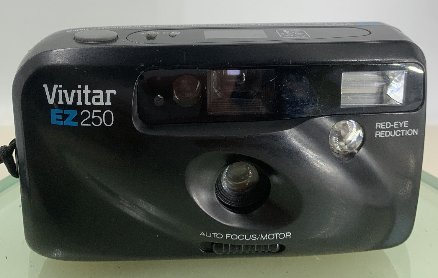 Vintage Vivitar EZ250 35mm Compact POINT AND SHOOT Camera with Case TESTED - 2131