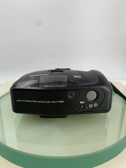 OLYMPUS TRIP XB3 BIG FINDER POINT AND SHOOT FILM CAMERA BLACK TESTED - 8186