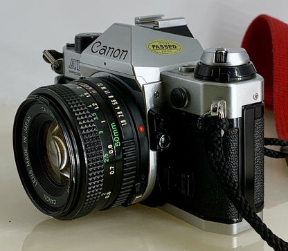 Canon AE-1 Program 35mm SLR Film Manual Camera + Canon 50mm F/1.8 FD Lens +# 796