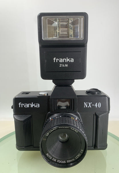 Franka NX-40 Point Shoot Compact 35mm Film Camera+FRANKA 214M LENS TESTED - 6751