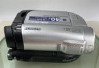 Sony Handycam DCR-DVD115E Handheld Mini DVD Camcorder Silver WITH BAG TESTED-2388