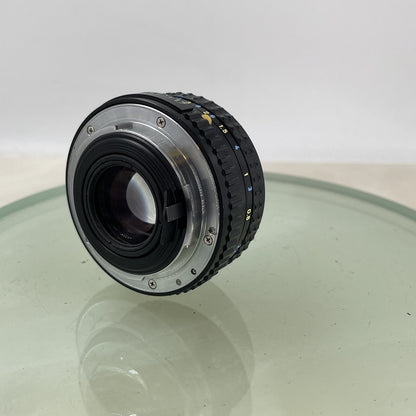Pentax MV SLR FILM CAMERA + SMC Pentax-A 50mm F/1.7 Lens+CASE  WORKING TESTED60813