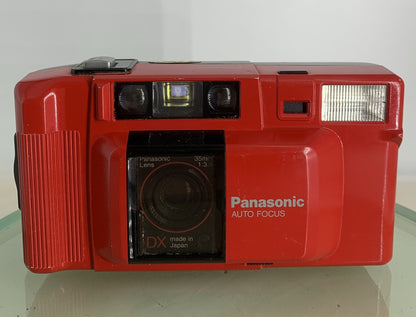 Panasonic C-500 AF Red 35mm Point And Shoot Compact Film Camera TESTED - 6631