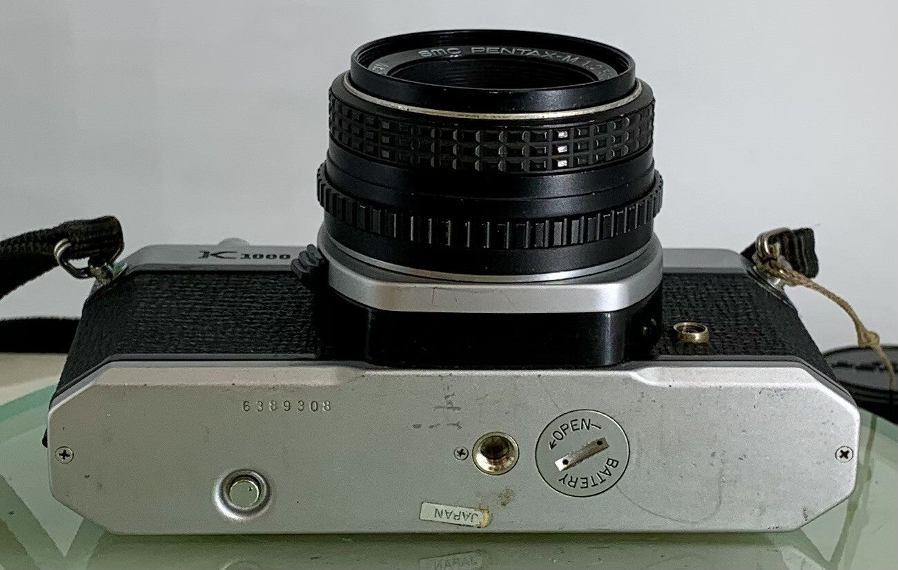 Pentax K1000 35mm SLR Film Camera+SMC Pentax-M 50mm F2 Lens TESTED METER WORK1608