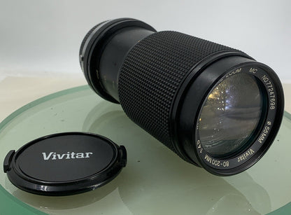 OLYMPUS Vivitar 80-200mm F/4 Macro Focusing Zoom Lens - BLACK TESTED - 7341
