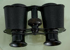 Old Vintage Dumont Binocular+All Black With Leather Case+Good Condition - 3566