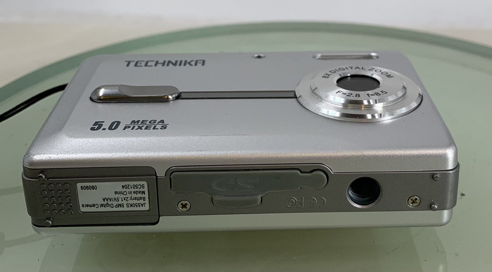 Technika JA550KS 5.0MP Compact Digital Camera SILVER + WIRE TESTED - 9747