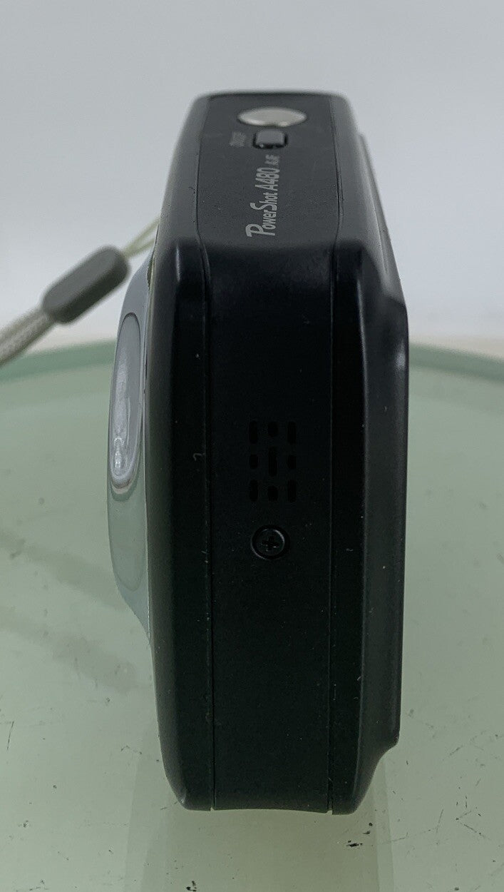 Canon PowerShot A480 10.0MP Digital Camera BLACK NO CHARGER NO CARD TESTED - 1593