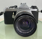 ASAHI PENTAX ME FAST COMPACT VINTAGE SLR FILM CAMERA + 28MM LENS TESTED - 3351