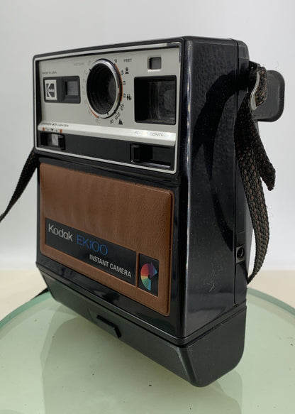 Vintage Kodak EK100 Instant Camera WITH BAG - MADE IN USA - TESTED - 2026