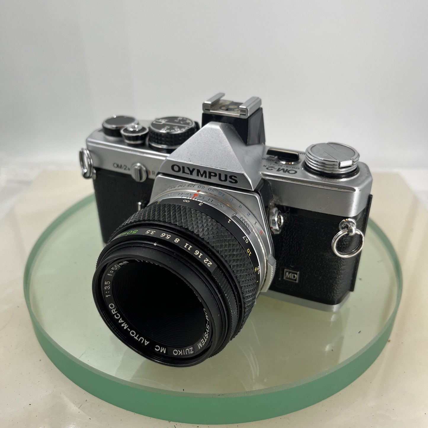 Olympus OM-2N MD 35mm Film SLR Manual Camera Olympus AUTO S50mm F/3.5 Zuiko Lens3