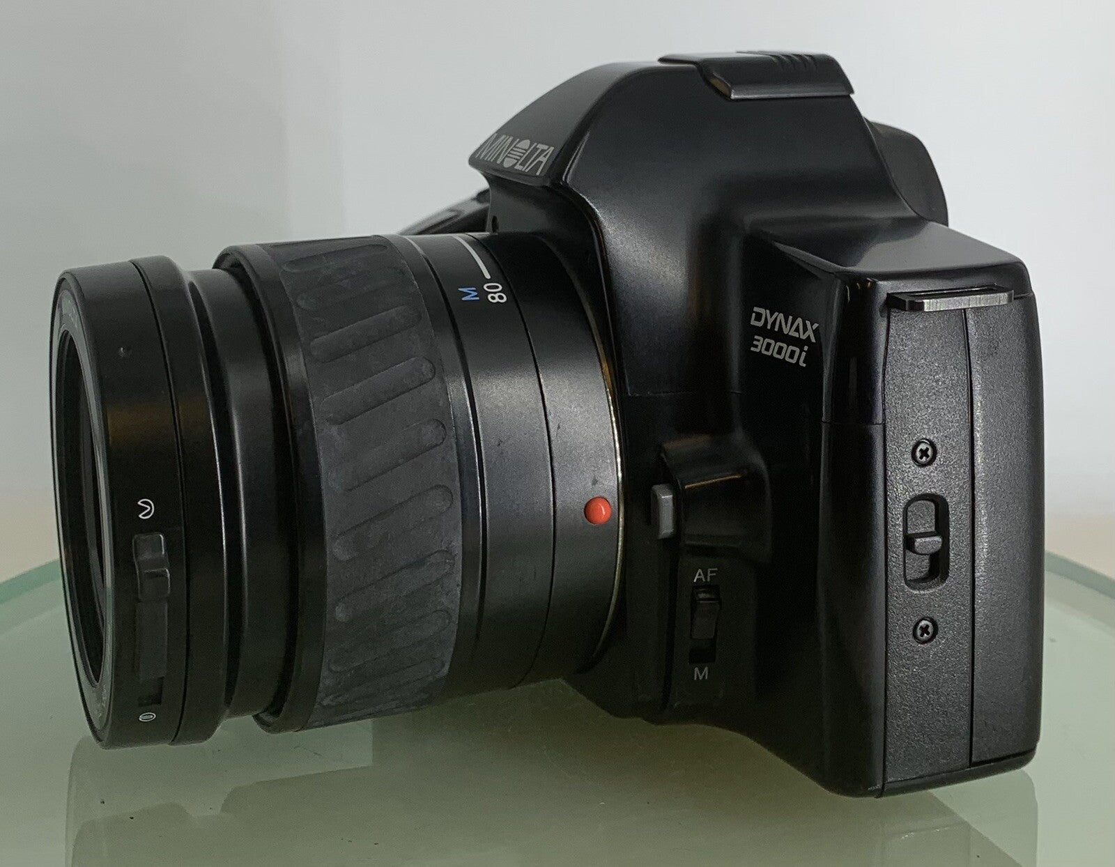 Minolta Dynax 3000i 35mm SLR Film Camera + 35-80mm Lens + Tested - 1776