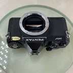 Pentax MV SLR FILM CAMERA + SMC Pentax-A 50mm F/1.7 Lens+CASE  WORKING TESTED6088