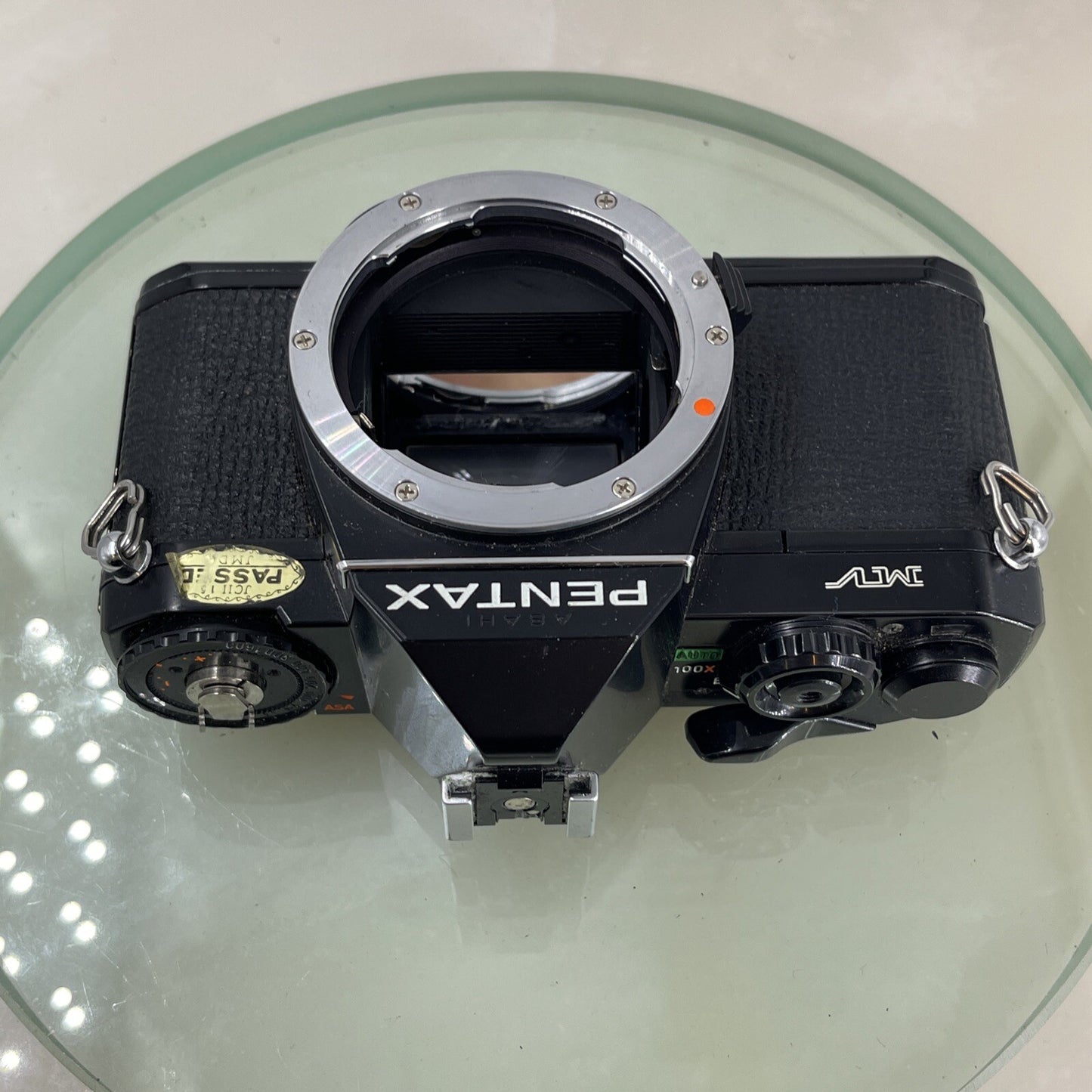Pentax MV SLR FILM CAMERA + SMC Pentax-A 50mm F/1.7 Lens+CASE  WORKING TESTED6088