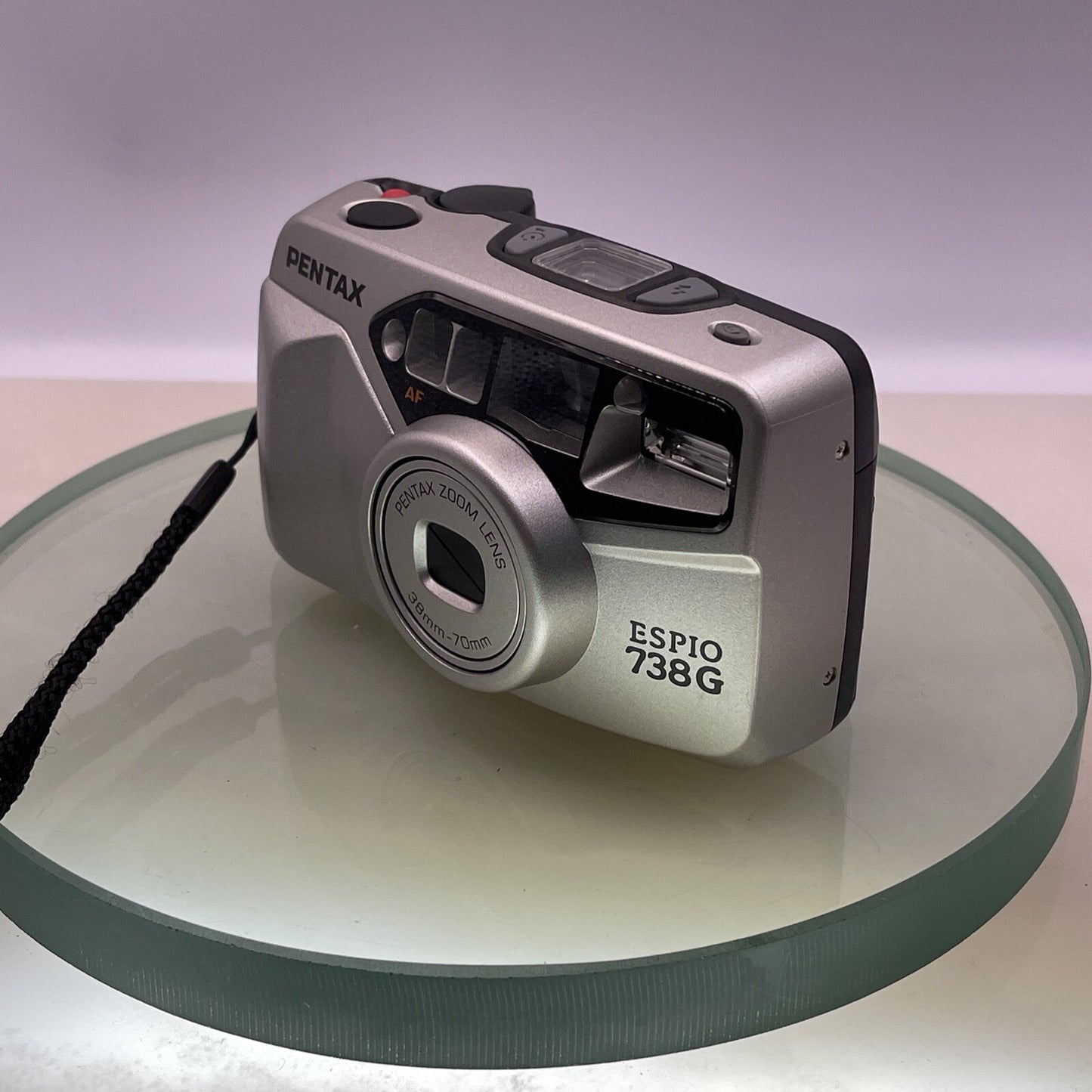 Classic Pentax Espio 738G 35mm Tested Vintage Compact Camera Cased #4023