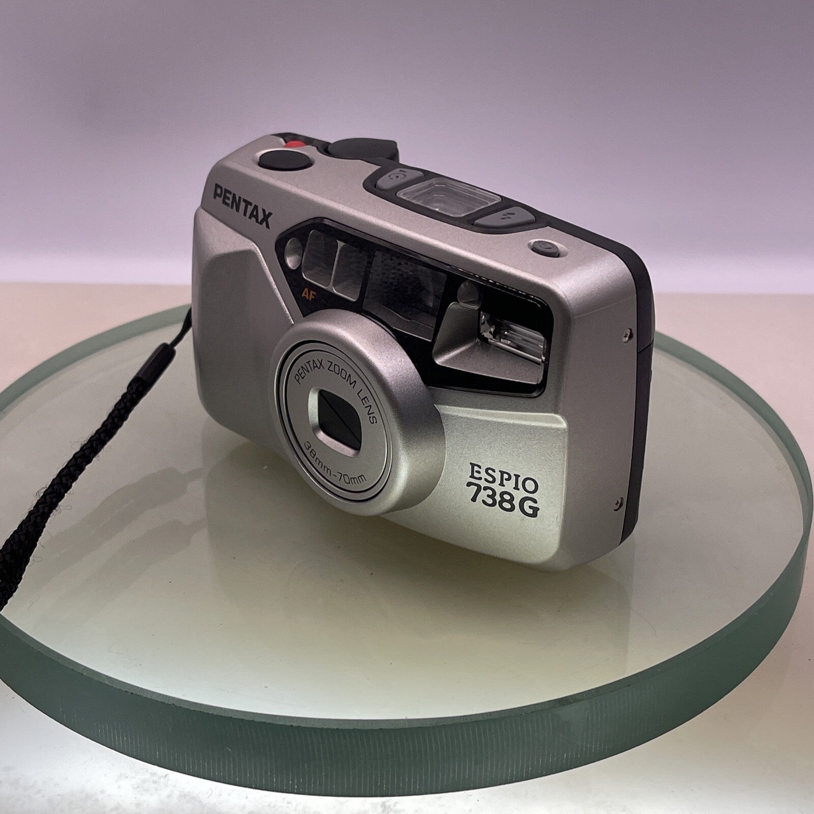 Classic Pentax Espio 738G 35mm Tested Vintage Compact Camera Cased #4023