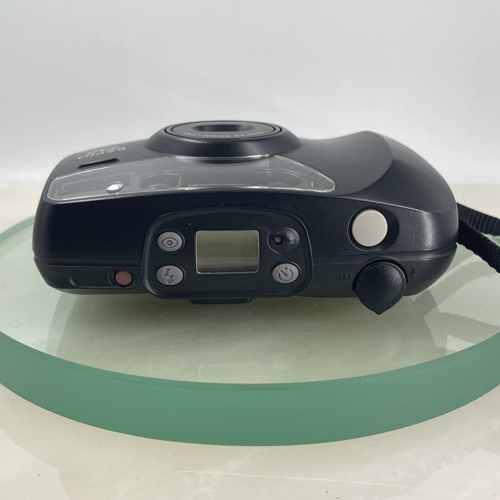 Pentax Espio 738 35mm Film Point and Shoot Camera Black Tested #6916