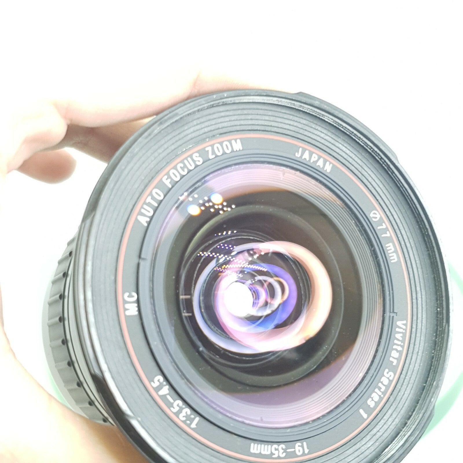 VIVITAR Series 1 19-35mm 1:3.5-4.5 CANON EOS Mount Lens  pka auto focus rare#4722