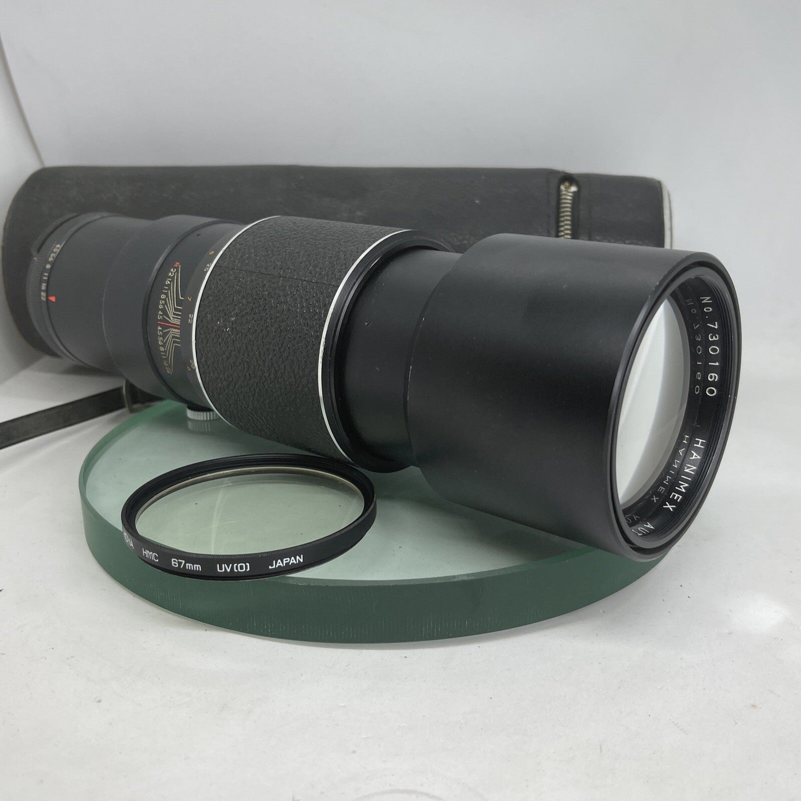HANIMEX AUTOMATIC 1:4.5 F=300mm M42 SCREW FIT , WITH CASE AND FILTER   1920