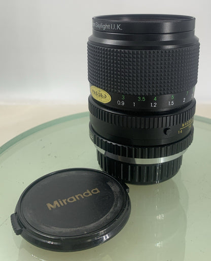 MIRANDA 35-70MM MACRO ZOOM LENS BLACK WORKING PERFECTLY GOOD TESTED - 6340