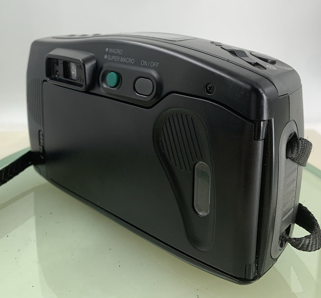 Samsung AF Zoom 105S 35mm POINT AND SHOOT FILM CAMERA SILVER+ COVER TESTED - 4476