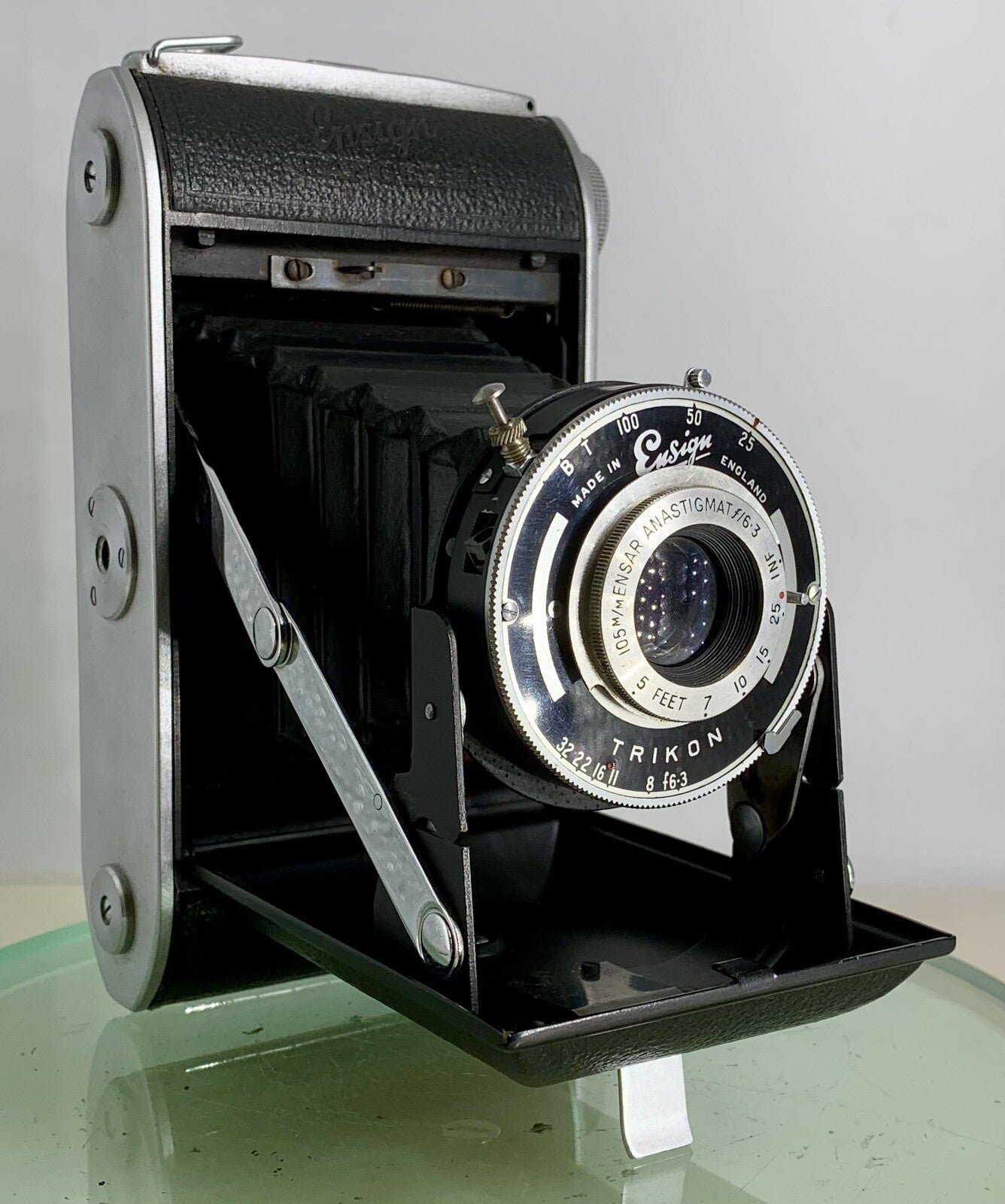 Ensign Ranger ll, c1951, Working 6X6 Folding Film Camera, Very Clean #200