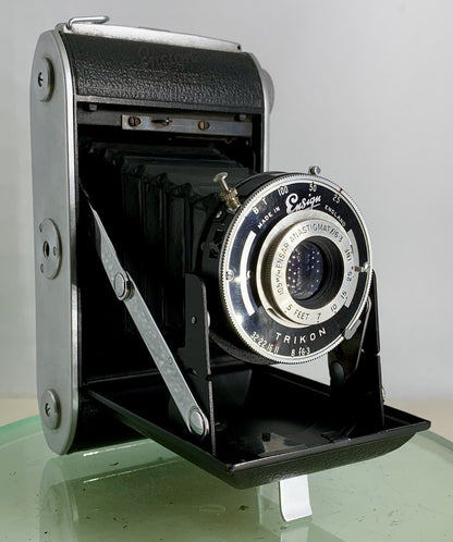 Ensign Ranger ll, c1951, Working 6X6 Folding Film Camera, Very Clean #200