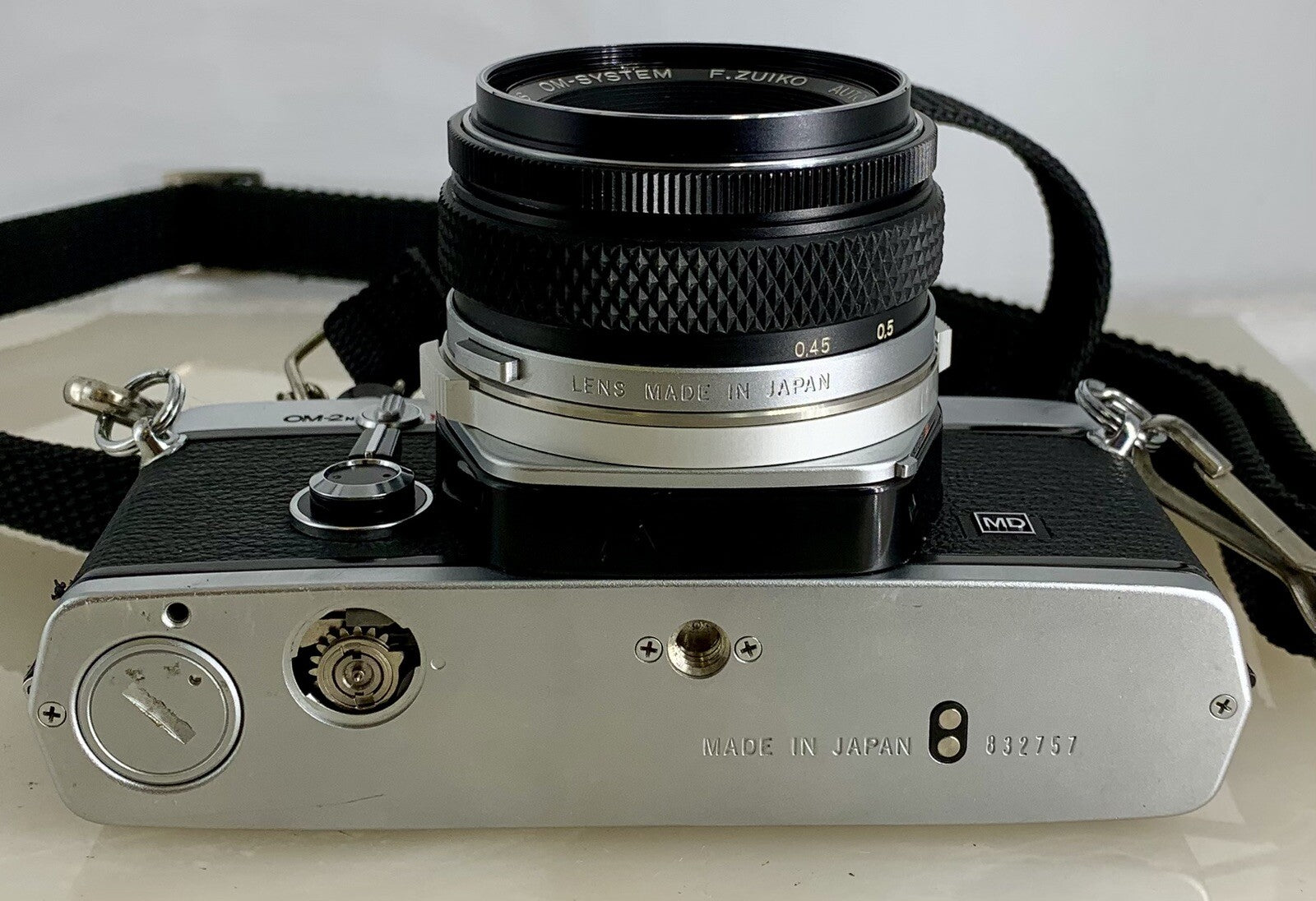 Olympus OM-2N MD 35mm Film SLR Manual Camera+Olympus 50mm F/1.8 Zuiko Lens #3078