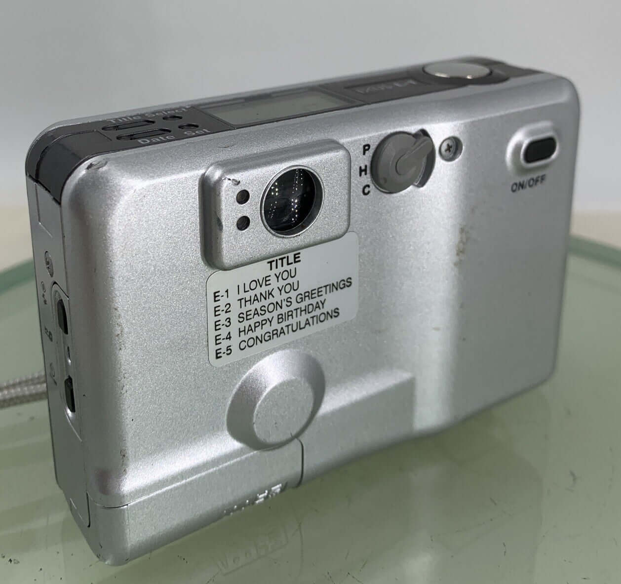 Canon IXUS L1 APS compact film camera in Silver With NO CHARGER - TESTED - 5034