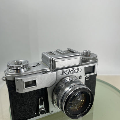 Kiev-IIIa KIEV-3 Russian USSR 35mm Camera Jupiter-8m 50mm f/2 Lens  tested #4541