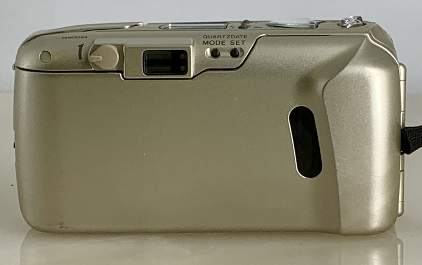 Olympus mju ii Zoom 80 35mm Ultra Compact Camera Beige All Weather  Working #814