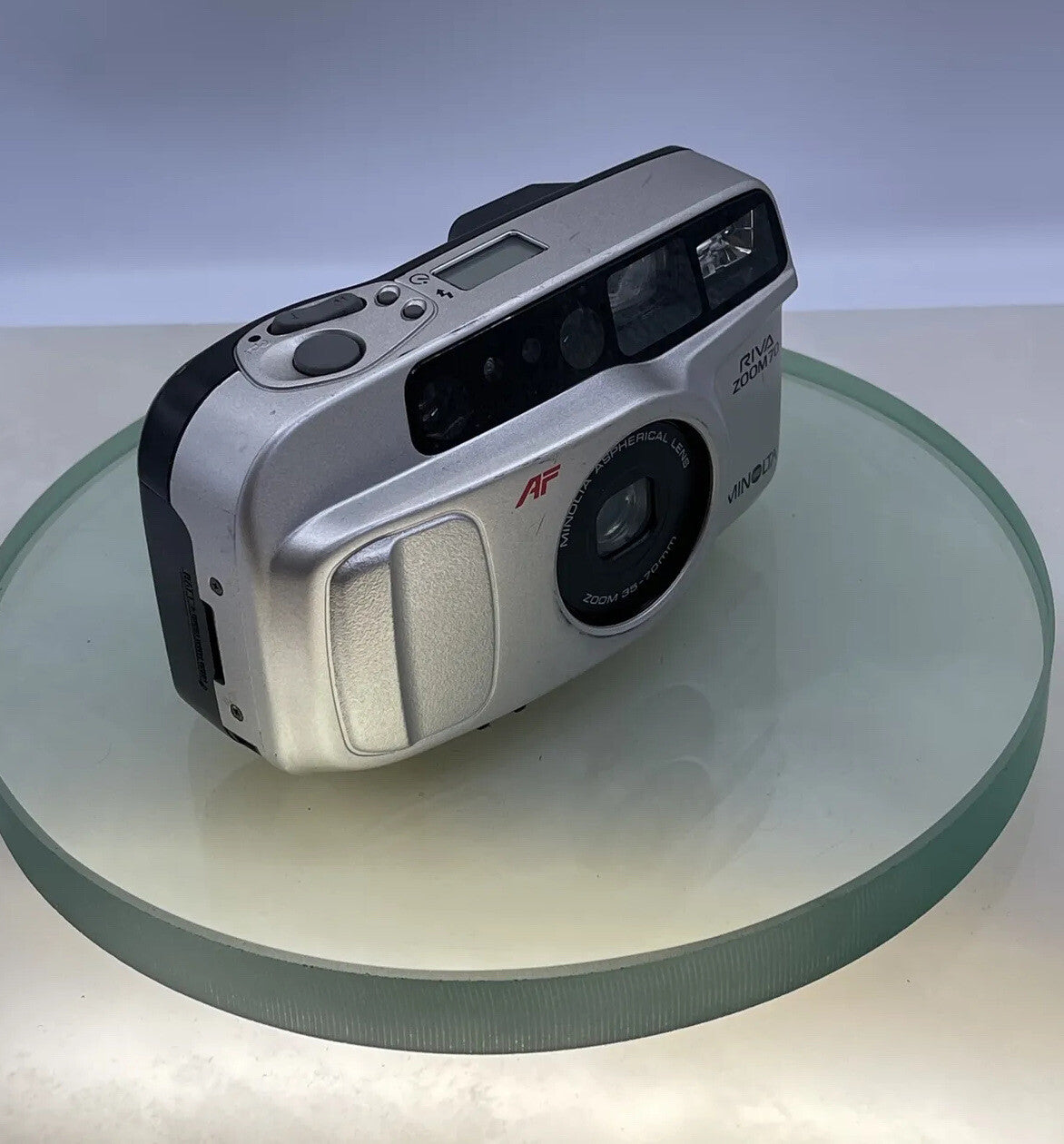 MINOLTA RIVA ZOOM 70 DATE Vintage Camera Point And Shoot 35mm Photography #5071