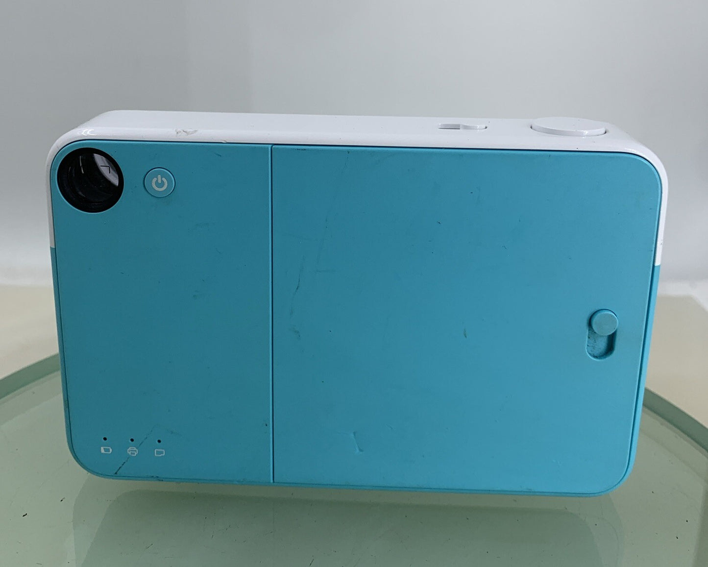 KODAK Printomatic Instant PICTURE CAMERA BLUE + WIRE + 16GB SDCARD TESTED - 3745