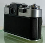 Very Rare ZENIT E POINT AND SHOOT FILM CAMERA+HELIOS-44-2 LENS+SILVER+TESTED-1563