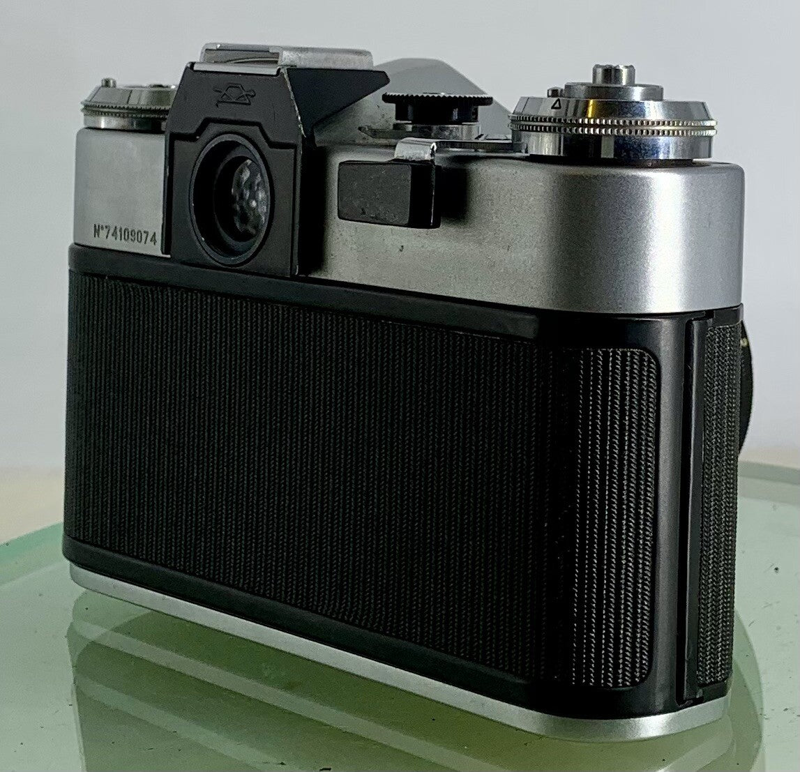 Very Rare ZENIT E POINT AND SHOOT FILM CAMERA+HELIOS-44-2 LENS+SILVER+TESTED-1563