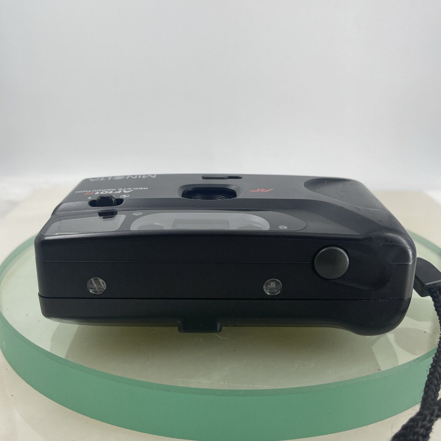 Minolta AF101R 35mm Film Point and Shoot Camera Black With Case #5436