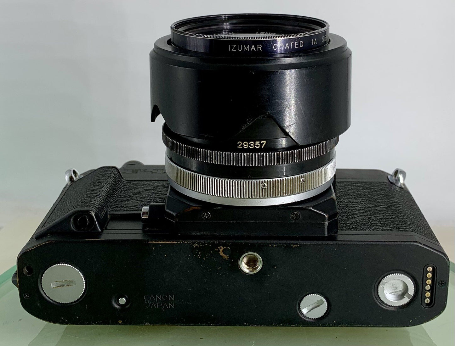 Canon New F-1 35mm SLR Film Camera + Canon FD 28mm f2.8 S.C, AE Finder TESTED3468
