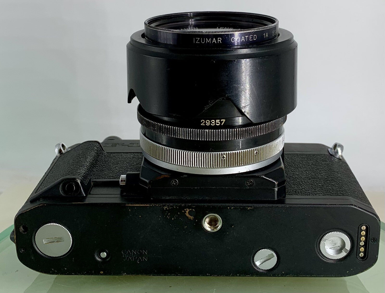 Canon New F-1 35mm SLR Film Camera + Canon FD 28mm f2.8 S.C, AE Finder TESTED3468