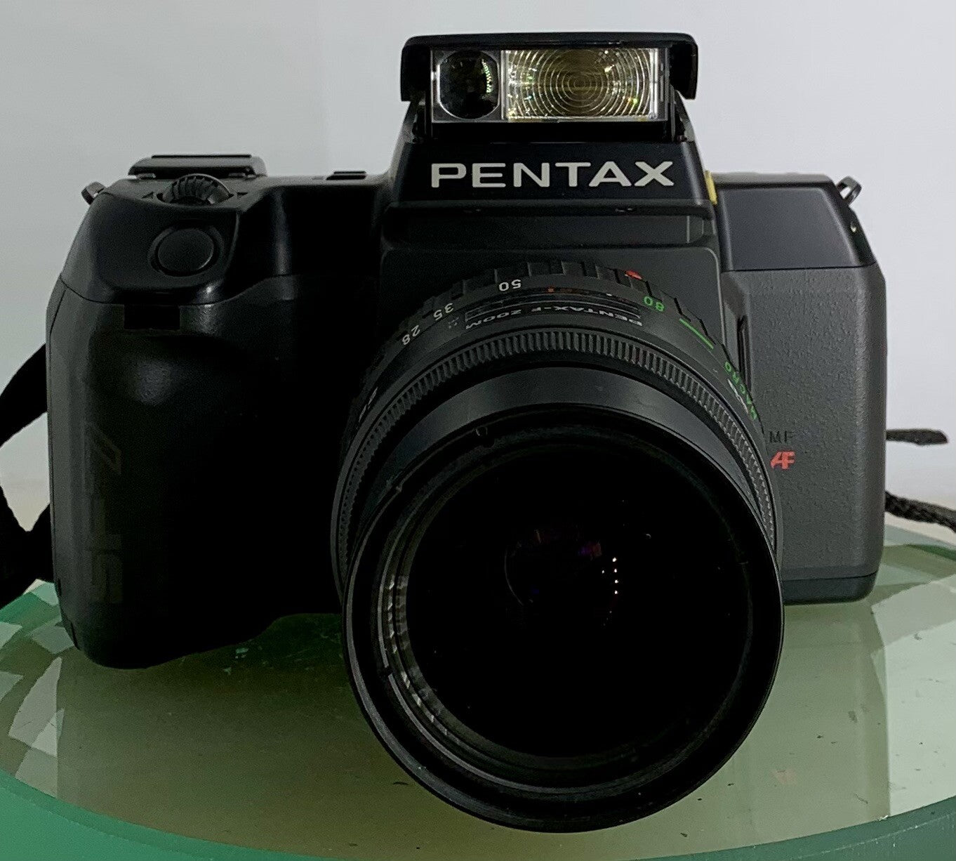 PENTAX SF-7 CAMERA + PENTAX-F ZOOM 28-80MM F3.5-4.5 LENS + TESTED-3451