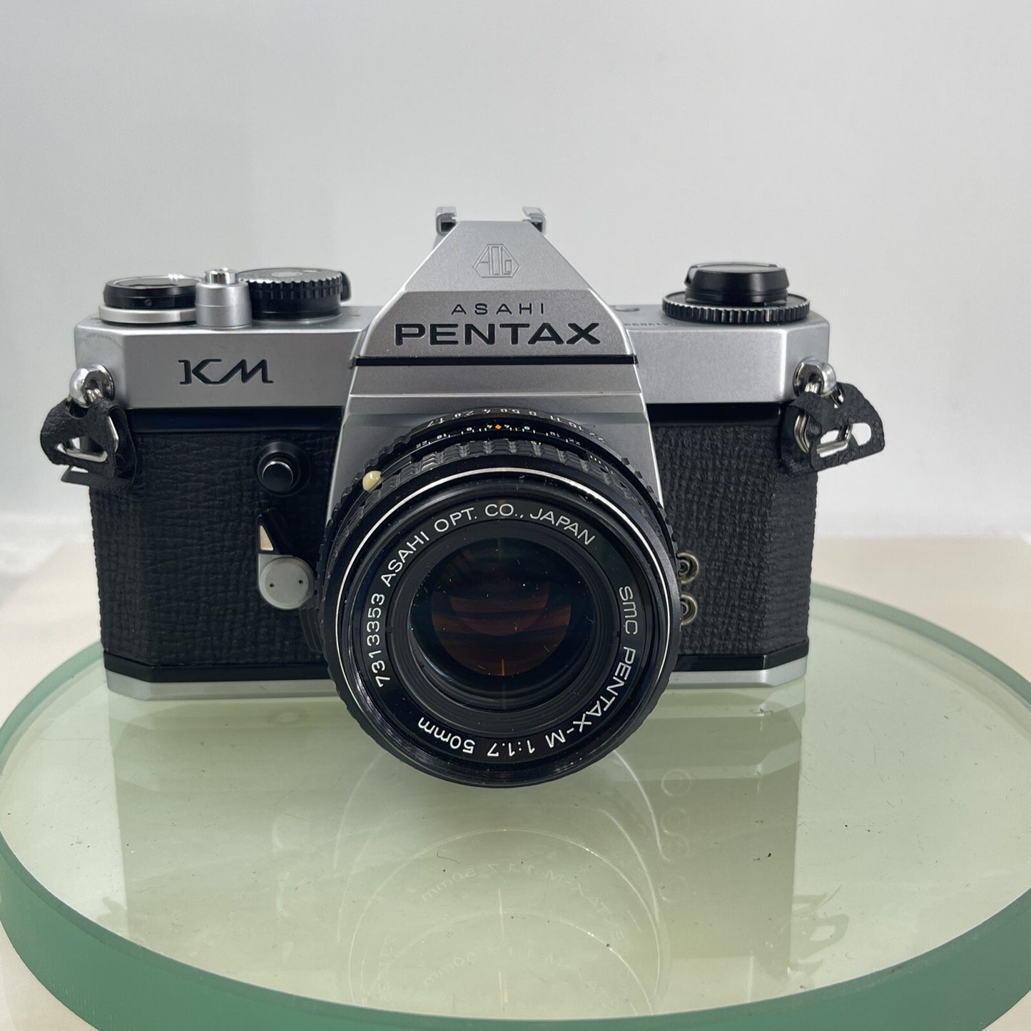 Asahi Pentax KM 35mm SLR Film Camera with Pentax 50mm F1.7 lens SERVICED #6231