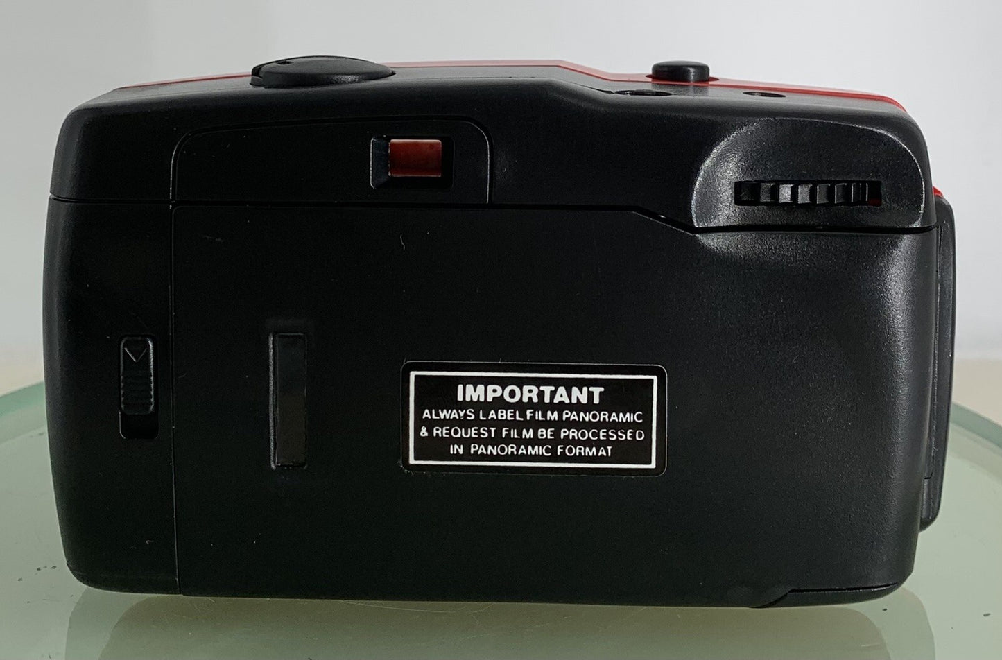 Vintage Panorama Wide Pic 35mm Compact Panoramic Camera+Red+TESTED-7174