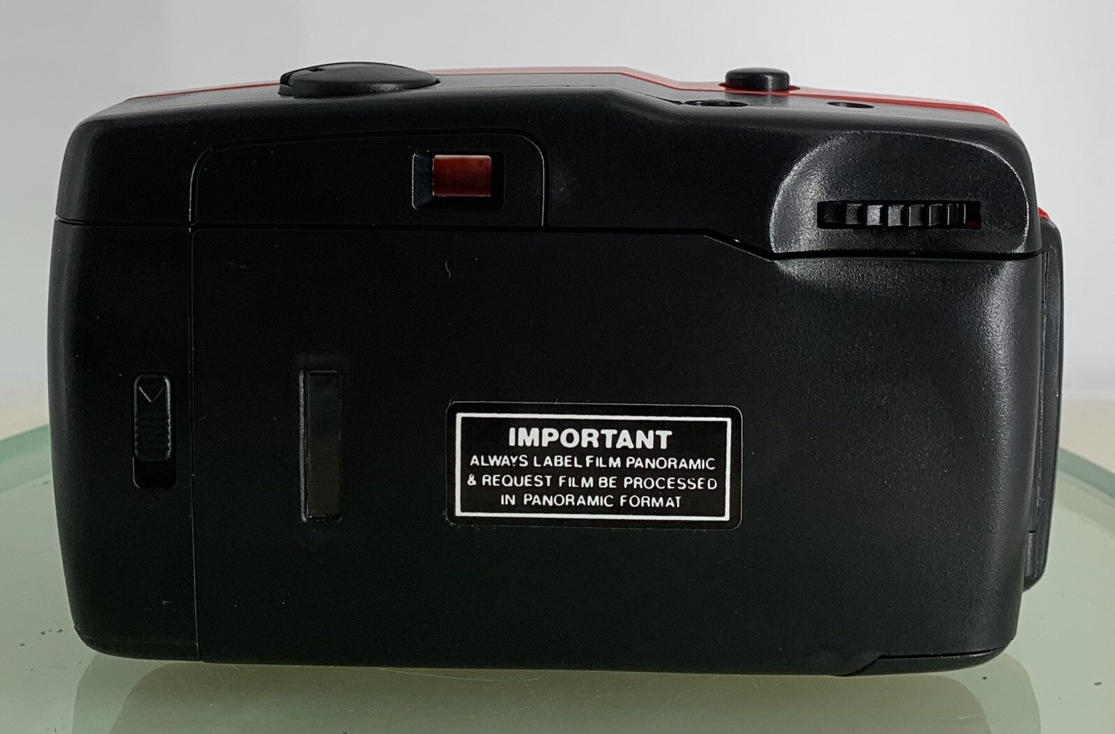Vintage Panorama Wide Pic 35mm Compact Panoramic Camera+Red+TESTED-7174