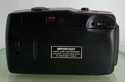 Vintage Panorama Wide Pic 35mm Compact Panoramic Camera+Red+TESTED-7174