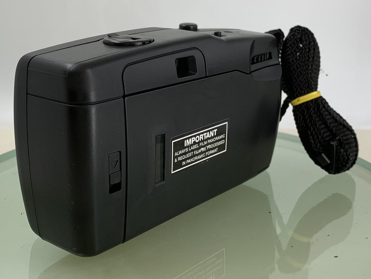 Panorama Wide Pic 35mm Film Point and Shoot Camera + COVER BLACK TESTED - 8755