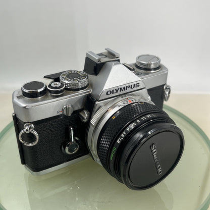 Olympus OM-1 MD 35mm SLR Film Camera &  Olympus ZUIKO  50mm f1.8 Lens- TESTED8881