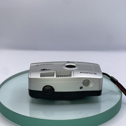 Vintage Fujifilm Clearshot V 35mm Camera Battery Tested Flash Working #6835