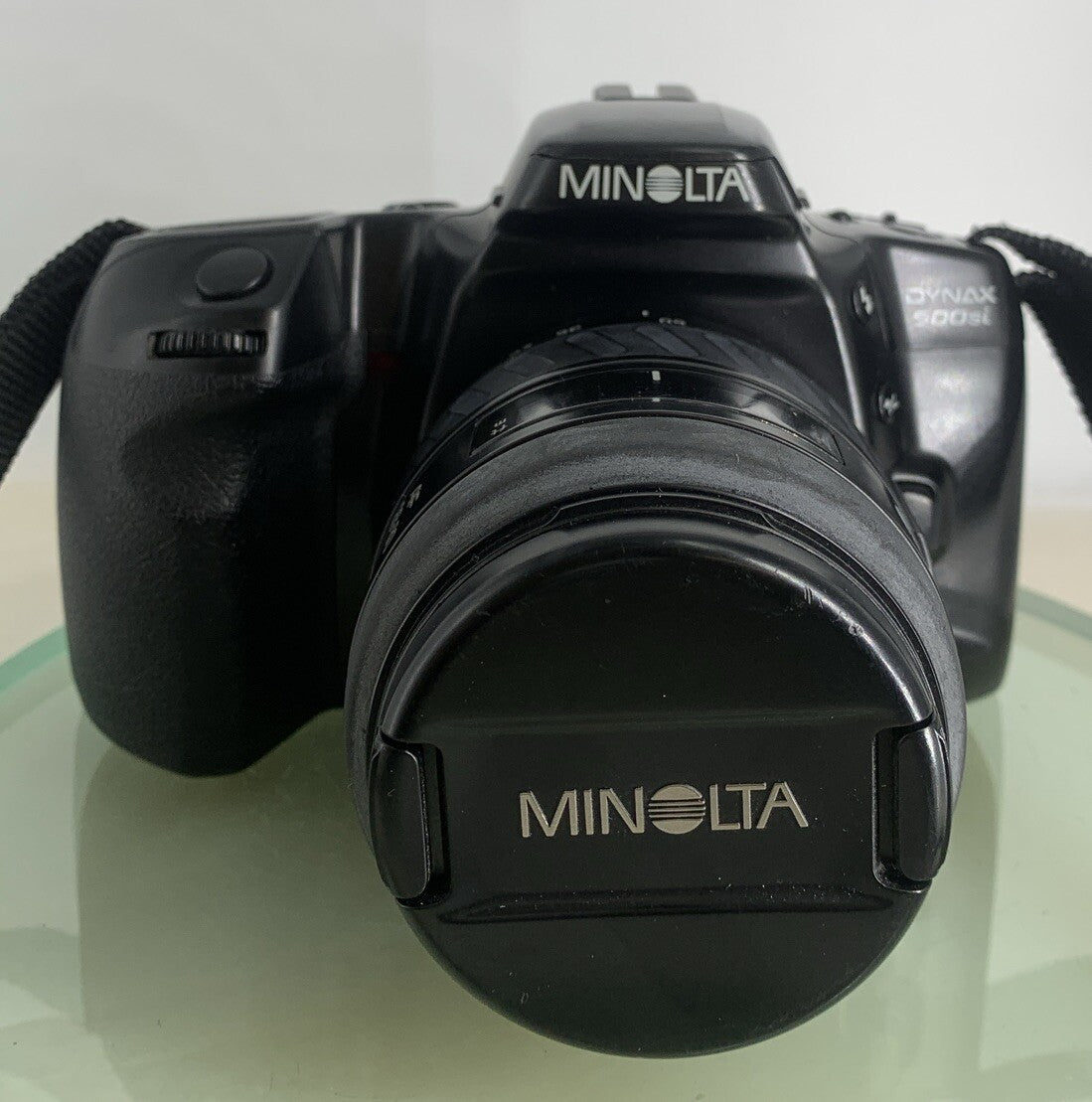 Minolta Dynax 500si 55mm AF ZOOM Film Camera 28-80mm Lens + BAG + Tested - 1171