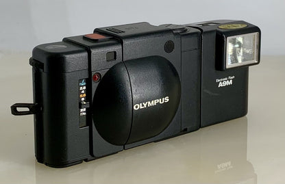 TESTED RARE Olympus XA 35mm Compact Rangefinder Film Camera A9MELECTRIC FLASH0