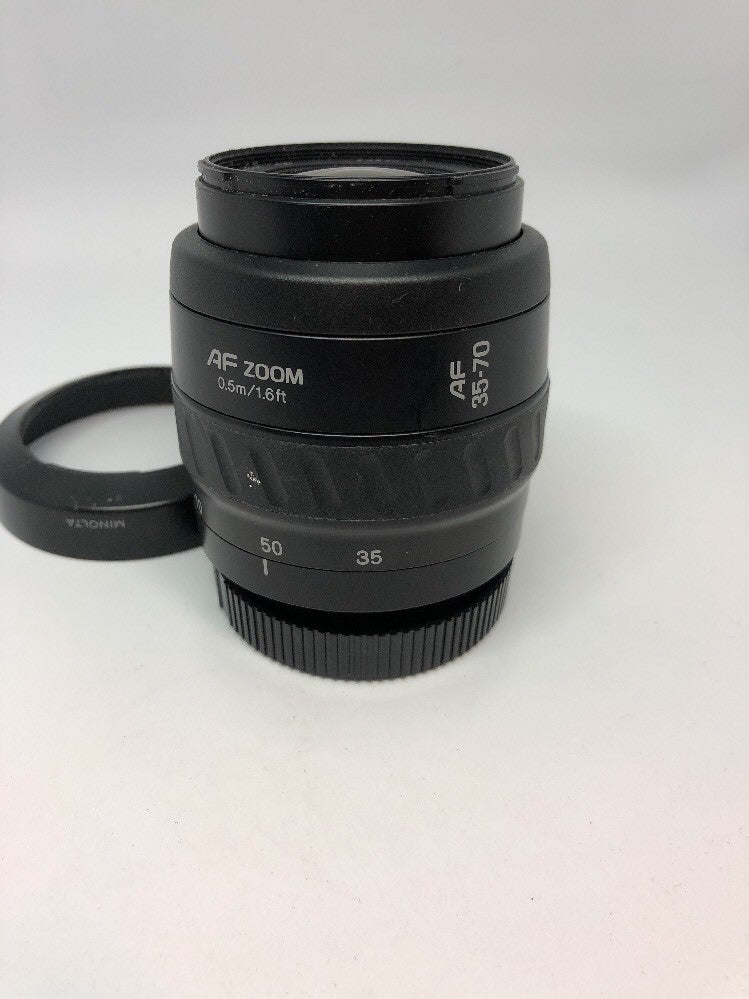 SONY MINOLTA 35-70mm 1:3.5(22)-4.5 MACRO AF AUTO FOCUS Zoom Lens  2