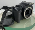 CANON EOS 400D DIGITAL SLR CAMERA BODY BLACK WITH CHARGER 4GB CARD TESTED - 1520